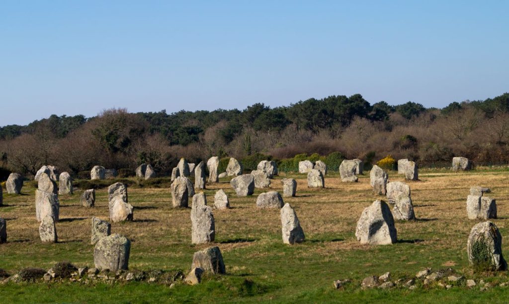 Alignements de menhirs de Carnac, en Bretagne